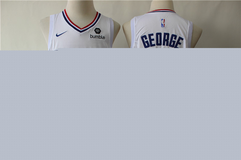 Men Los Angeles Clippers #13 George white Game Nike NBA Jerseys->minnesota twins->MLB Jersey